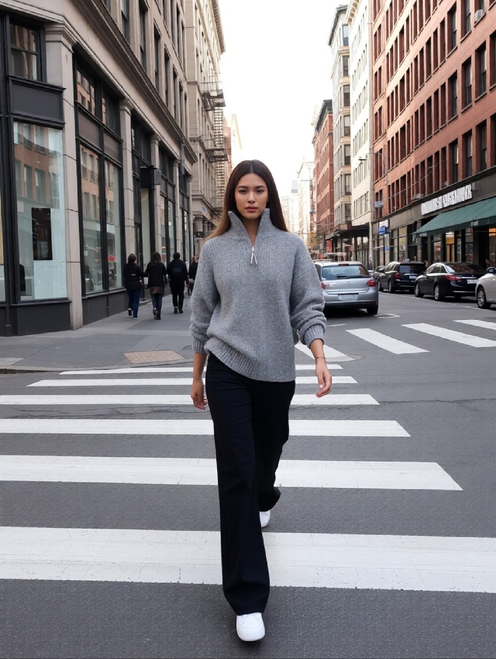 Design History Women's Grey Sweater With Sequins